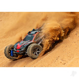 Traxxas 1/10 Rustler 4X4 BL-2S - 4WD RTR Brushless Electric Stadium Truck - Red (+ TQ 2-ch/BL-2s/3300kV)