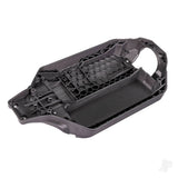 Chassis charcoal gray (162mm long battery compartment) (fits flat style battery packs) (use only with #7430R front bulkhead & #6726X battery hold-down)