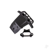 Bumper front / bumper support (fits 4WD Rustler) (for LED light kit installation)