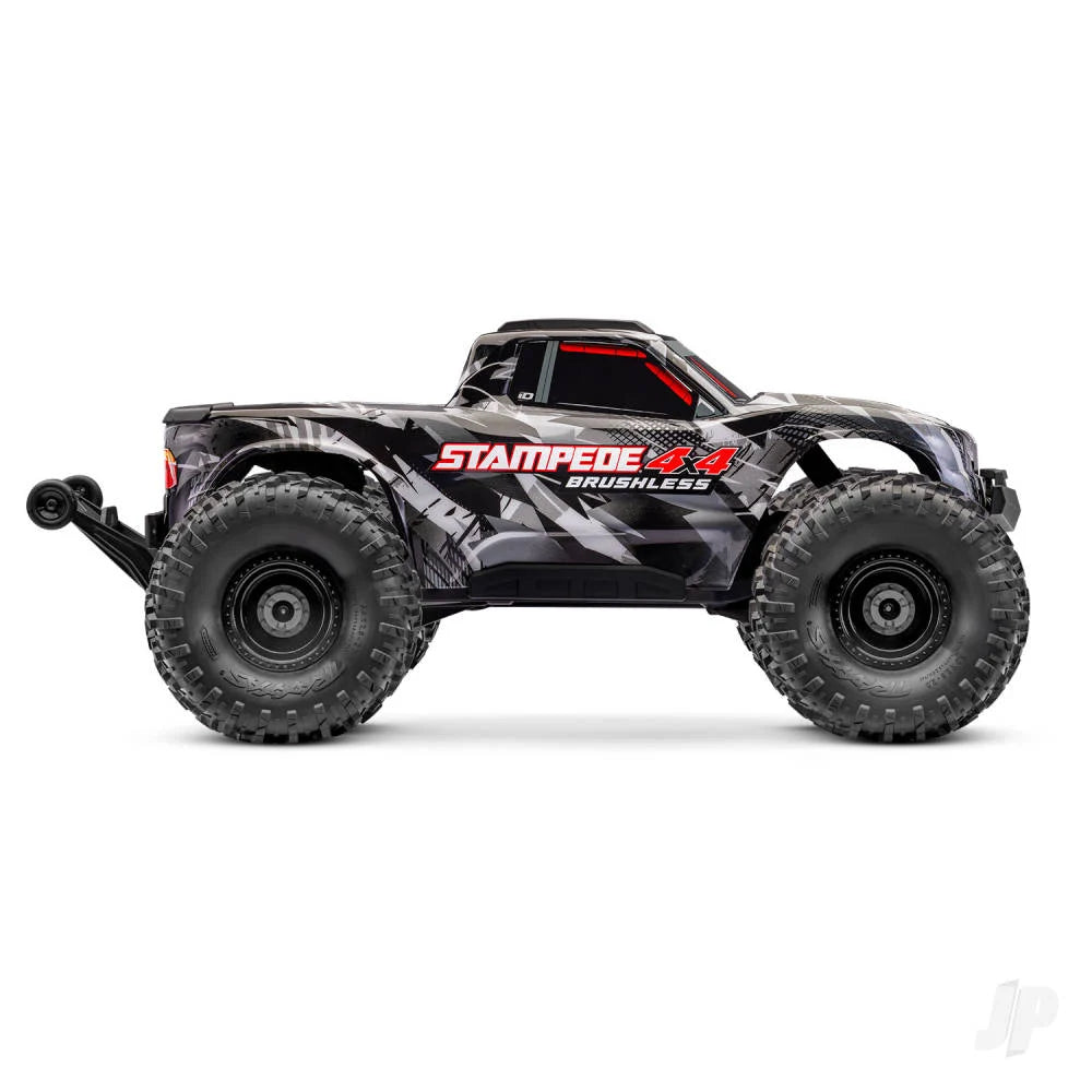 Traxxas Stampede 4WD 1:10 4WD RTR Monster Truck - Black (+ TQi Sport 2-ch/VX3 V3200 Clipless Body)