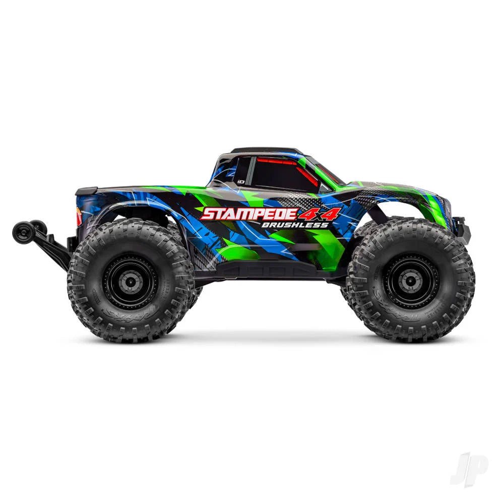 Traxxas Stampede 4WD 1:10 4WD RTR Monster Truck - Green (+ TQi Sport 2-ch/VX3 V3200 Clipless Body)