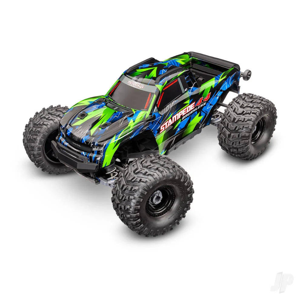 Traxxas Stampede 4WD 1:10 4WD RTR Monster Truck - Green (+ TQi Sport 2-ch/VX3 V3200 Clipless Body)
