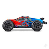 Traxxas Rustler 1:10 4WD RTR Stadium Truck, -Red (+ TQi Sport 2-ch - TSM - VX3 - Velineon V3200 - Clipless Body)