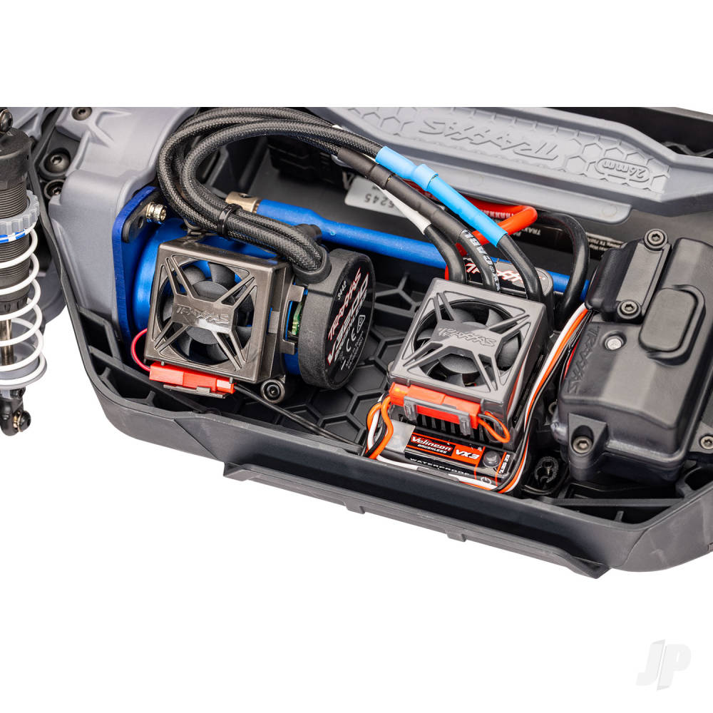 Traxxas Rustler 1:10 4WD RTR Stadium Truck, -Red (+ TQi Sport 2-ch - TSM - VX3 - Velineon V3200 - Clipless Body)