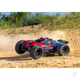 Traxxas Rustler 1:10 4WD RTR Stadium Truck, -Red (+ TQi Sport 2-ch - TSM - VX3 - Velineon V3200 - Clipless Body)