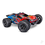 Traxxas Rustler 1:10 4WD RTR Stadium Truck, -Red (+ TQi Sport 2-ch - TSM - VX3 - Velineon V3200 - Clipless Body)