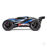 Traxxas E-Revo 1:16 4X4 Monster Truck - Blue (+ TQ 2-ch/XL-2.5/Titan 550/6-Cell NiMH/USB-C charger)