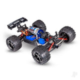 Traxxas E-Revo 1:16 4X4 Monster Truck - Red Blue (+ TQ 2-ch/XL-2.5/Titan 550/6-Cell NiMH/USB-C charger)