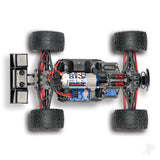 Traxxas E-Revo 1:16 4X4 Monster Truck - Red Blue (+ TQ 2-ch/XL-2.5/Titan 550/6-Cell NiMH/USB-C charger)