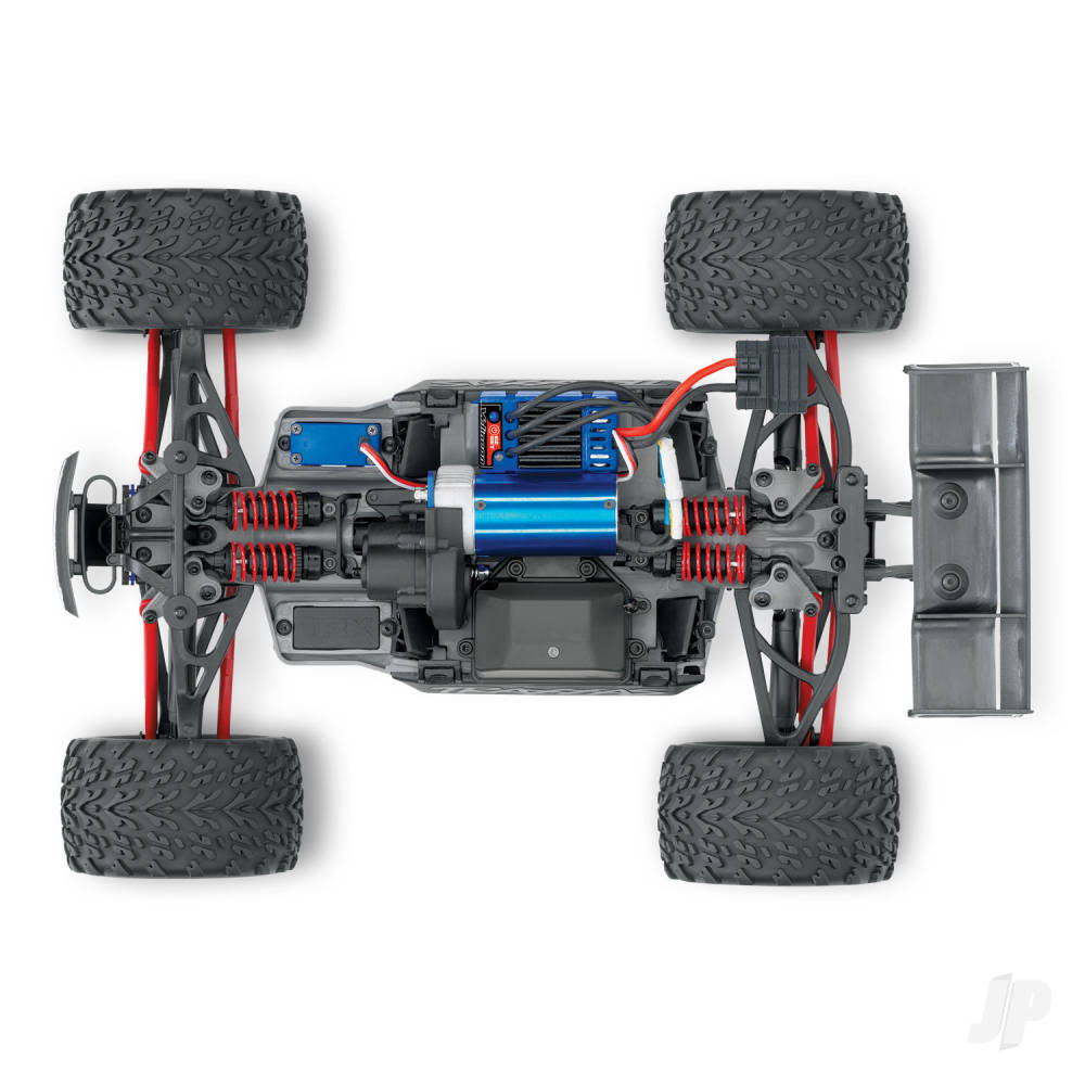 Traxxas E-Revo VXL 1:16 4X4 RTR Brushless Electric Racing Monster Truck (+ TQi 2-ch/VXL-3m/Velineon 380/6-Cell NiMH/2A USB-C charger)