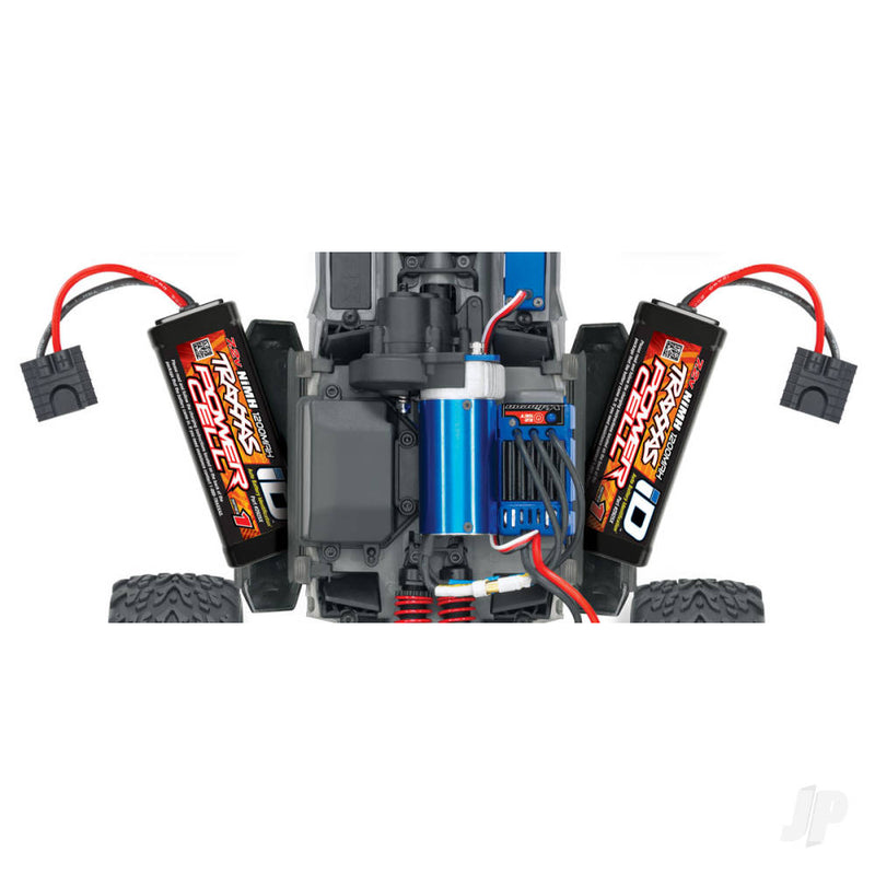 Traxxas E-Revo VXL 1:16 4X4 RTR Brushless Electric Racing Monster Truck (+ TQi 2-ch/VXL-3m/Velineon 380/6-Cell NiMH/2A USB-C charger)