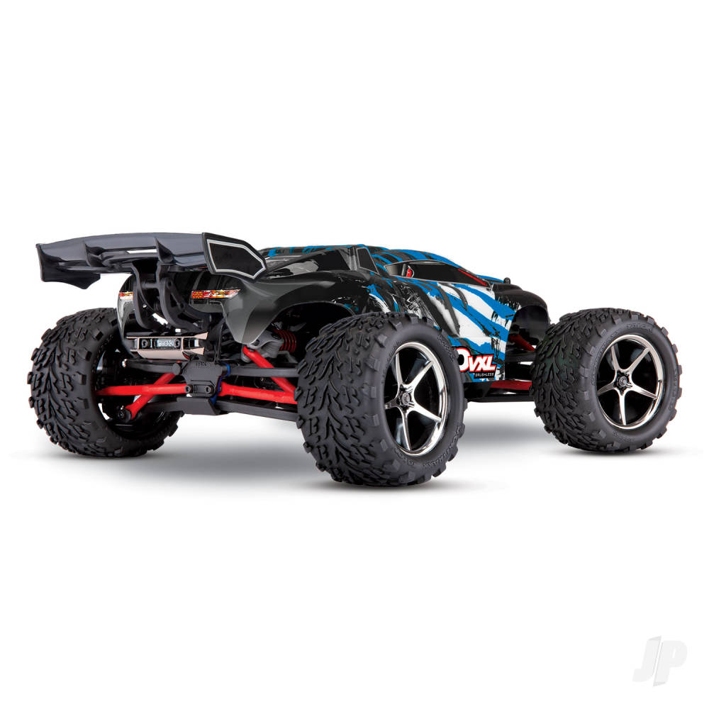 Traxxas E-Revo VXL 1:16 4X4 RTR Brushless Electric Racing Monster Truck (+ TQi 2-ch/VXL-3m/Velineon 380/6-Cell NiMH/2A USB-C charger)