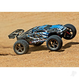 Traxxas E-Revo VXL 1:16 4X4 RTR Brushless Electric Racing Monster Truck (+ TQi 2-ch/VXL-3m/Velineon 380/6-Cell NiMH/2A USB-C charger)