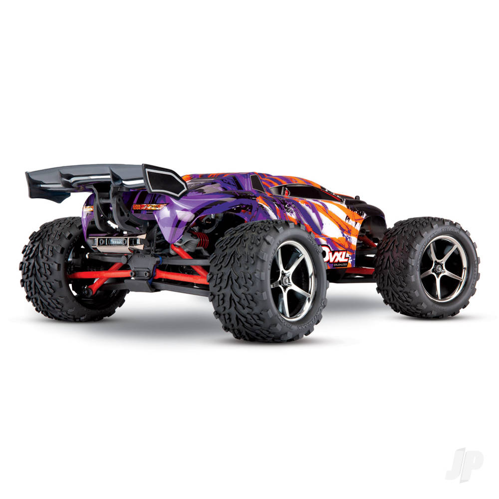 Traxxas E-Revo VXL 1:16 4X4 RTR Brushless Electric Racing Monster Truck (+ TQi 2-ch/VXL-3m/Velineon 380/6-Cell NiMH/2A USB-C charger)