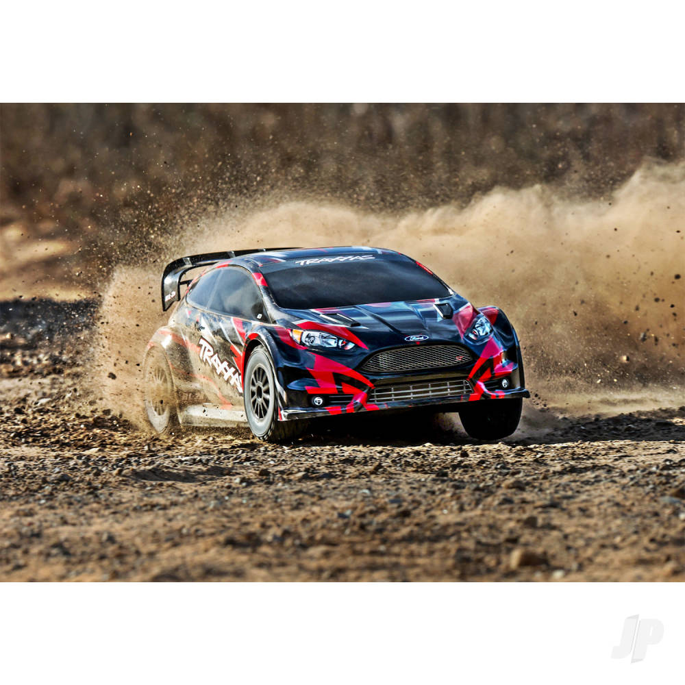 Traxxas Fiesta ST 1:10 AWD RTR Rally Car -  Red TQ 2-ch/BL-2S Motor & ESC)