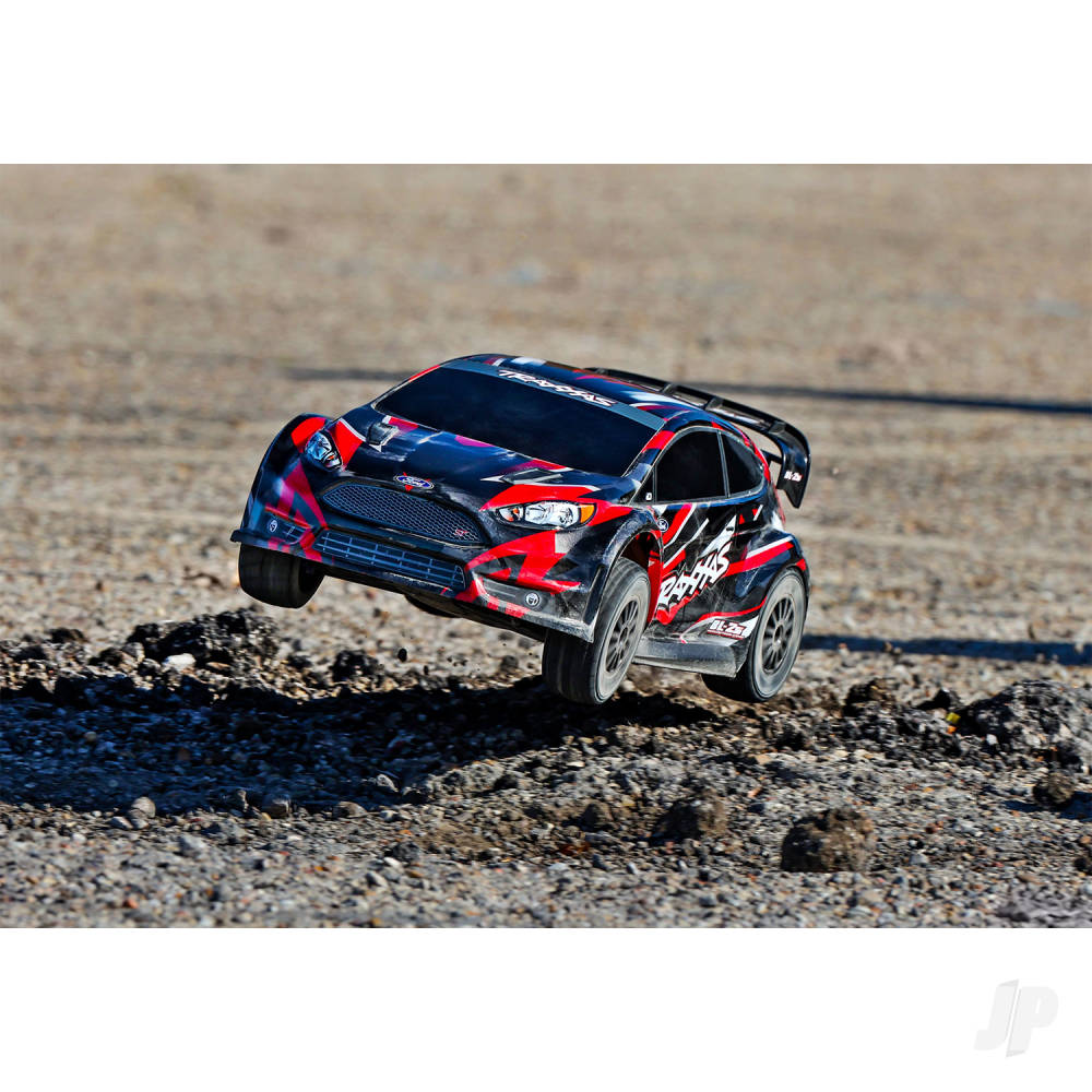 Traxxas Fiesta ST 1:10 AWD RTR Rally Car -  Red TQ 2-ch/BL-2S Motor & ESC)