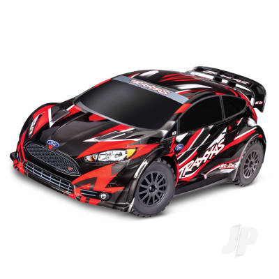 Traxxas Fiesta ST 1:10 AWD RTR Rally Car -  Red TQ 2-ch/BL-2S Motor & ESC)