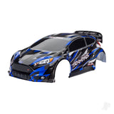 Body Ford Fiesta ST Rally Brushless blue painted decals applied)