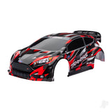 Body Ford Fiesta ST Rally Brushless red (painted decals applied)