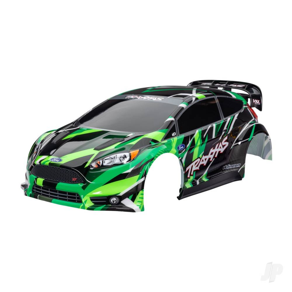 Body Ford Fiesta ST Rally VXL green (painted decals applied)