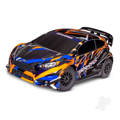 Traxxas Ford Fiesta ST Rally VXL - 1/10 scale AWD rally car - Ready-To-Race with TQi 2.4 GHz radio system/Velineon brushless power system/and clipless licensed ProGraphix body