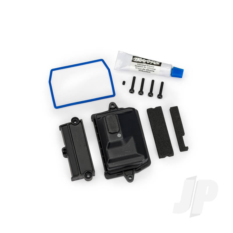 Traxxas Box receiver (sealed) / wire cover / foam pads / silicone grease / 3x15 CS (4 pcs)