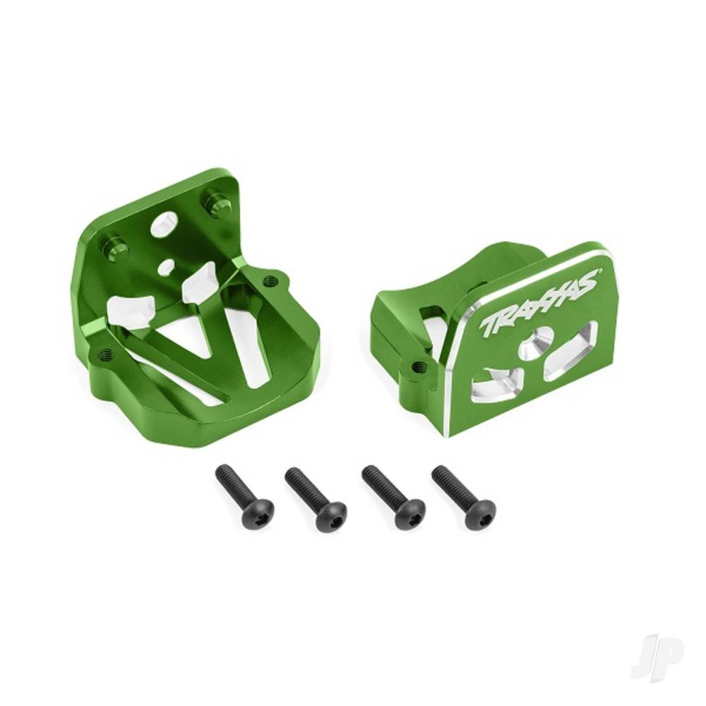 Motor mounts 6061-T6 aluminium (green-anodised) (front & rear)