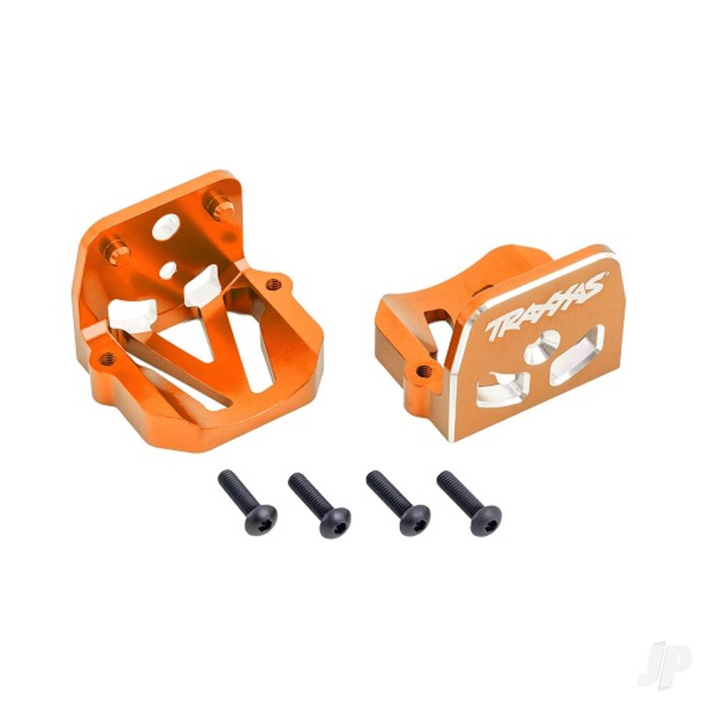 Motor mounts 6061-T6 aluminium (orange-anodised) (front & rear)