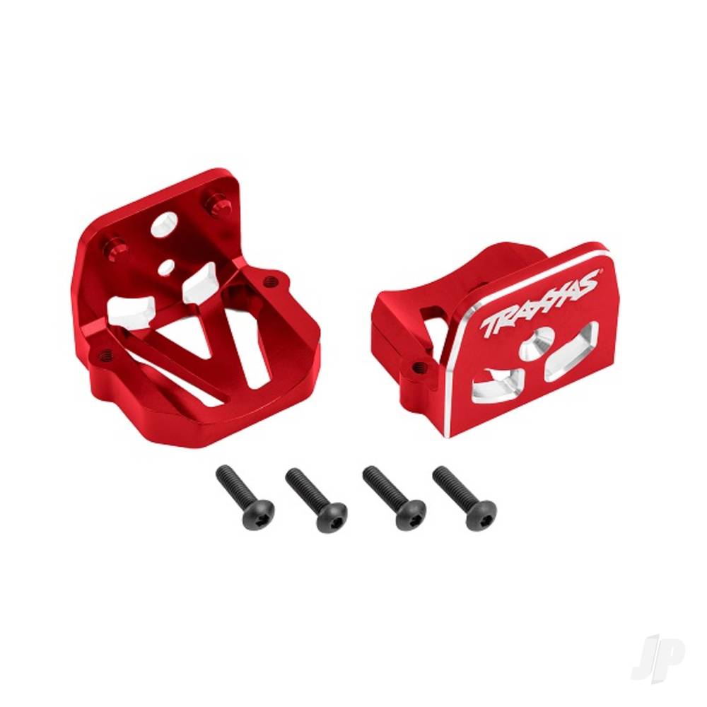 Motor mounts 6061-T6 aluminium (red-anodised) (front & rear)