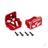 Motor mounts 6061-T6 aluminium (red-anodised) (front & rear)