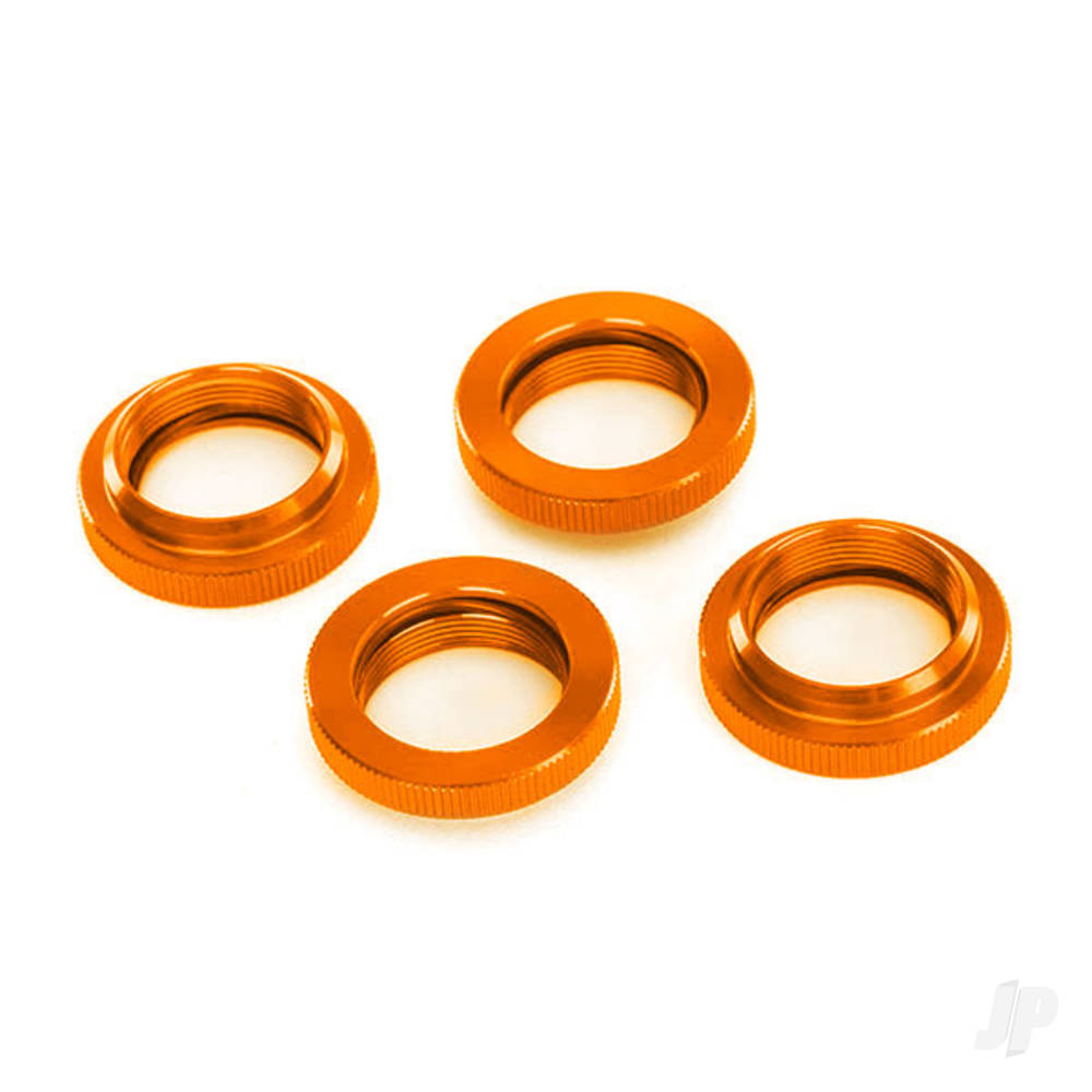 Spring retainer (adjuster) orange-anodised aluminium GTX shocks (4) (assembled with o-ring)
