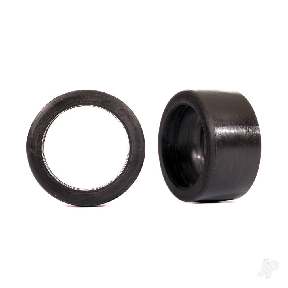 Tyres rubber (2) (fits Traxxas #7775X wheelie bar wheels)