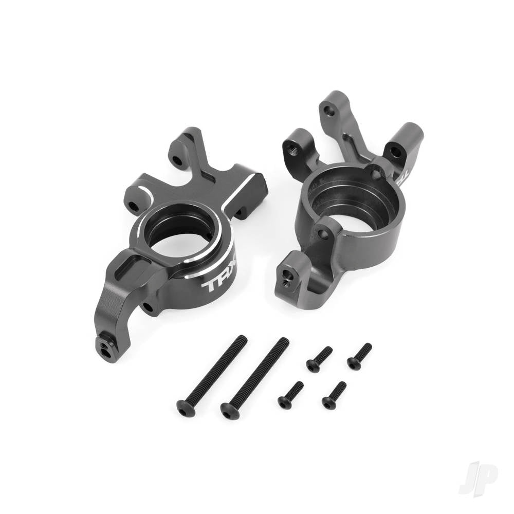 Steering blocks 6061-T6 aluminium (gray-anodised) left & right
