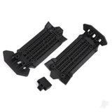 Skid plate front (1) rear (1)/ rubber impact cushion (1)