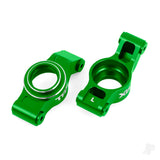 Carriers stub axle (green-anodised 6061-T6 aluminium) (left & right)
