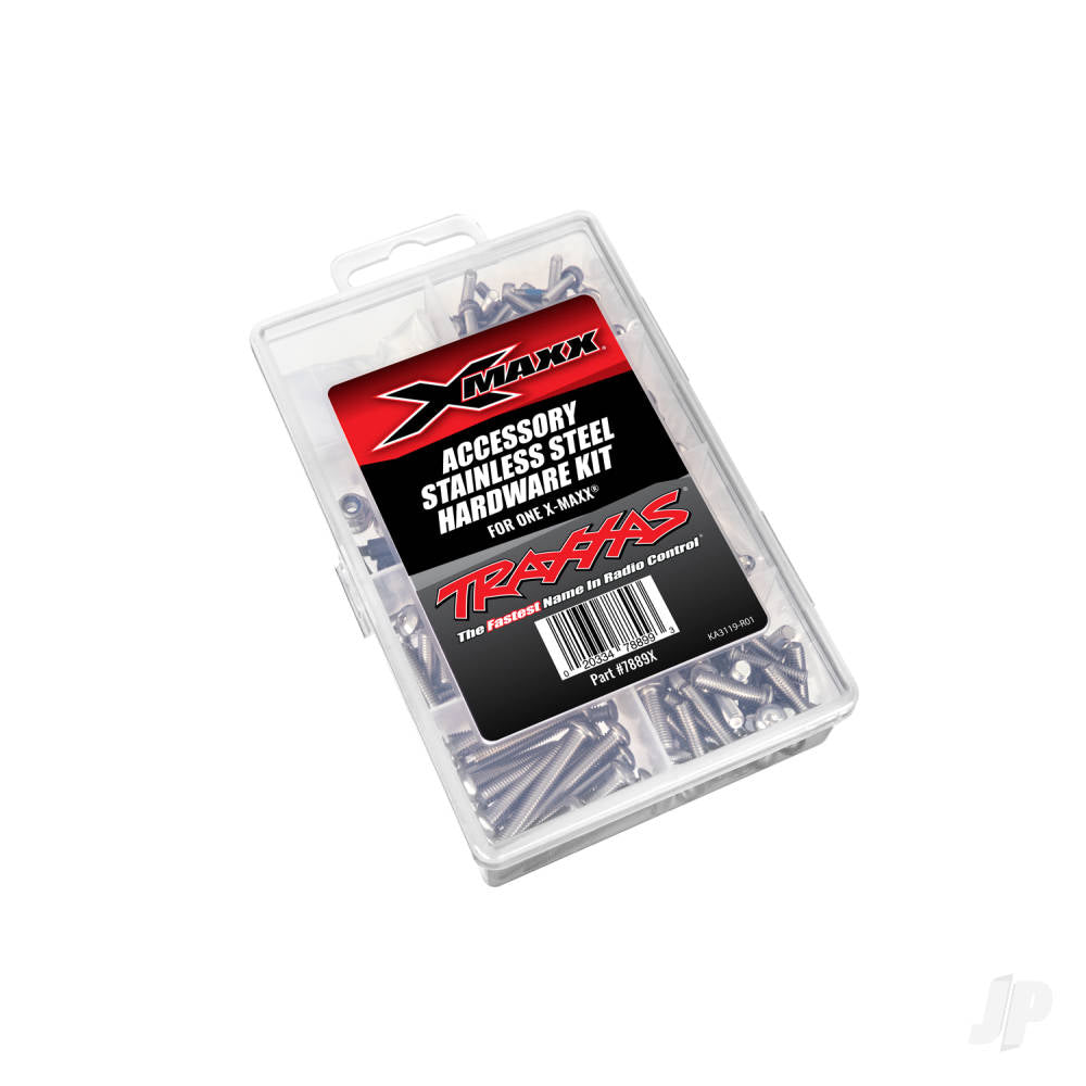 Hardware kit stainless steel X-Maxx (contains all stainless steel hardware used on X-Maxx)