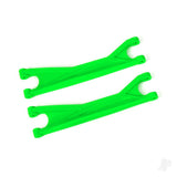 Suspension arms upper green (left or right front or rear) (2) (for use with #7895 X-Maxx WideMaxx suspension kit)