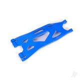 Suspension arm lower blue (1) (left front or rear) (for use with #7895 X-Maxx WideMaxx suspension kit)