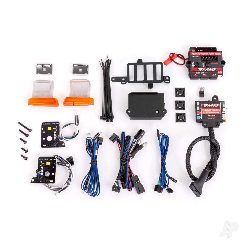 Pro Scale LED light set TRX-4 Ford Bronco (1979) or Ford F-150 (1979) complete with power module (contains headlights tail lights side marker lights & distribution block) (fits #8010 or 9230 series bodies)