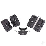 Fenders inner (wide) front & rear (2 each)/ rock light covers (8)/ battery plate/ 3x8 flat-head screws (4) (for clipless body mounting)