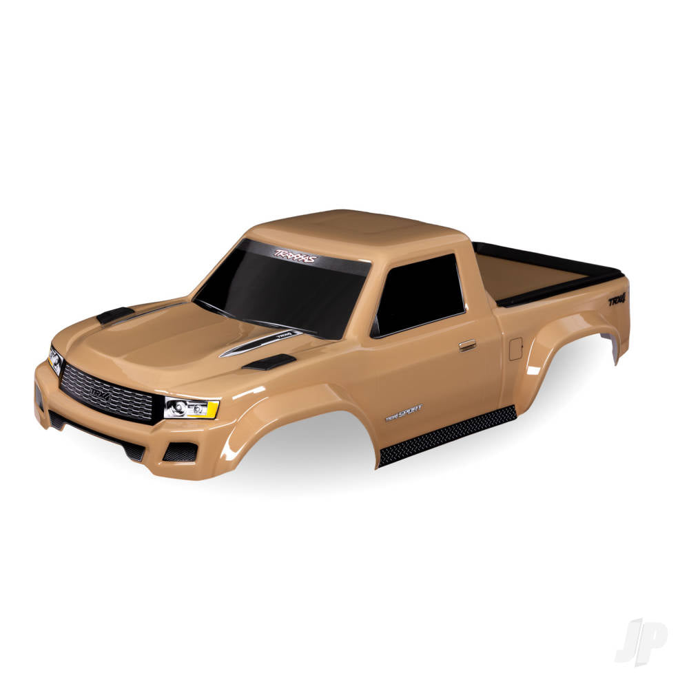 Body TRX-4 Sport tan (painted decals applied) (for clipless mounting) (requires #8080X inner fenders)