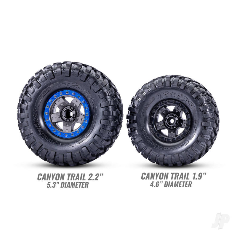 Traxxas TRX-4 Sport High Trail Edition 1:10 4WD Electric Trail Crawler - Metallic Blue (+ TQi 4-ch/XL-5 HV/Titan 550) - EX DISPLAY MODEL