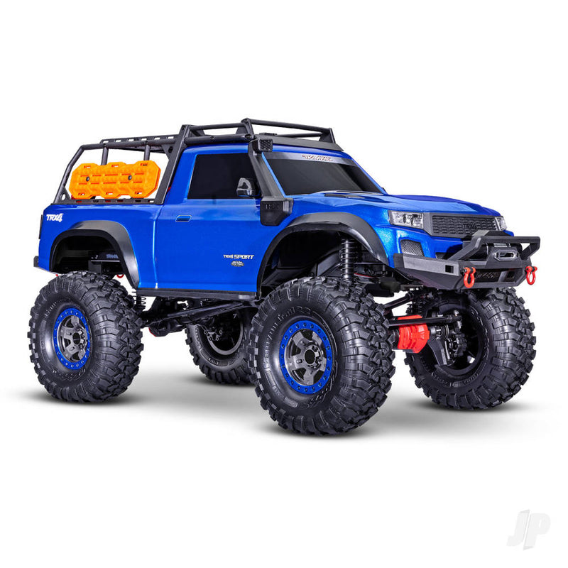 Traxxas TRX-4 Sport High Trail Edition 1:10 4WD Electric Trail Crawler - Metallic Blue (+ TQi 4-ch/XL-5 HV/Titan 550) - EX DISPLAY MODEL