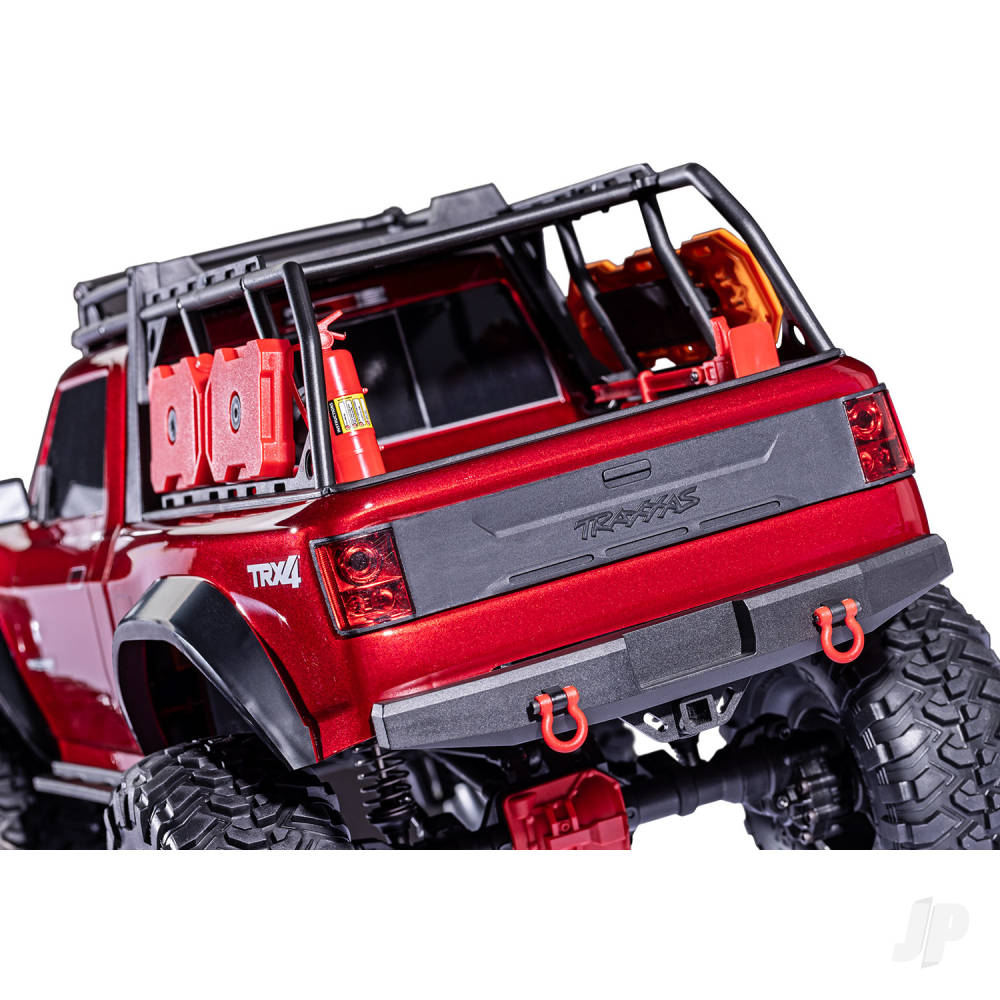 Traxxas TRX-4 Sport High Trail Edition 1:10 4WD Electric Trail Crawler - Metallic Red (+ TQi 4-ch/XL-5 HV/Titan 550)