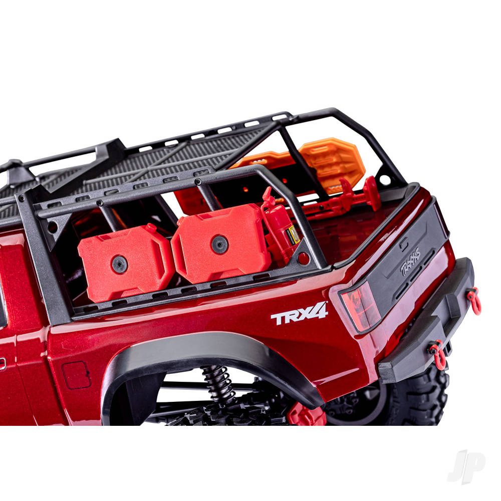 Traxxas TRX-4 Sport High Trail Edition 1:10 4WD Electric Trail Crawler - Metallic Red (+ TQi 4-ch/XL-5 HV/Titan 550)