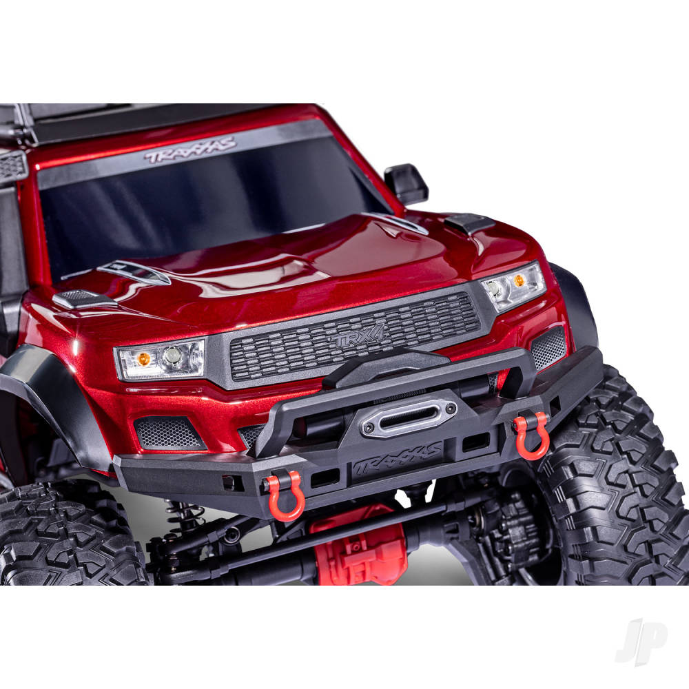 Traxxas TRX-4 Sport High Trail Edition 1:10 4WD Electric Trail Crawler - Metallic Red (+ TQi 4-ch/XL-5 HV/Titan 550)