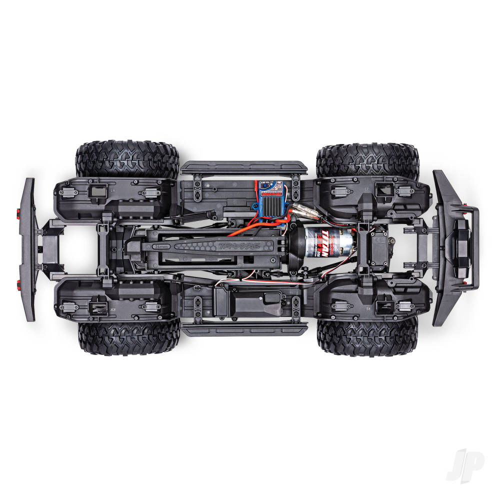 Traxxas TRX-4 Sport High Trail Edition 1:10 4WD Electric Trail Crawler - Metallic Red (+ TQi 4-ch/XL-5 HV/Titan 550)