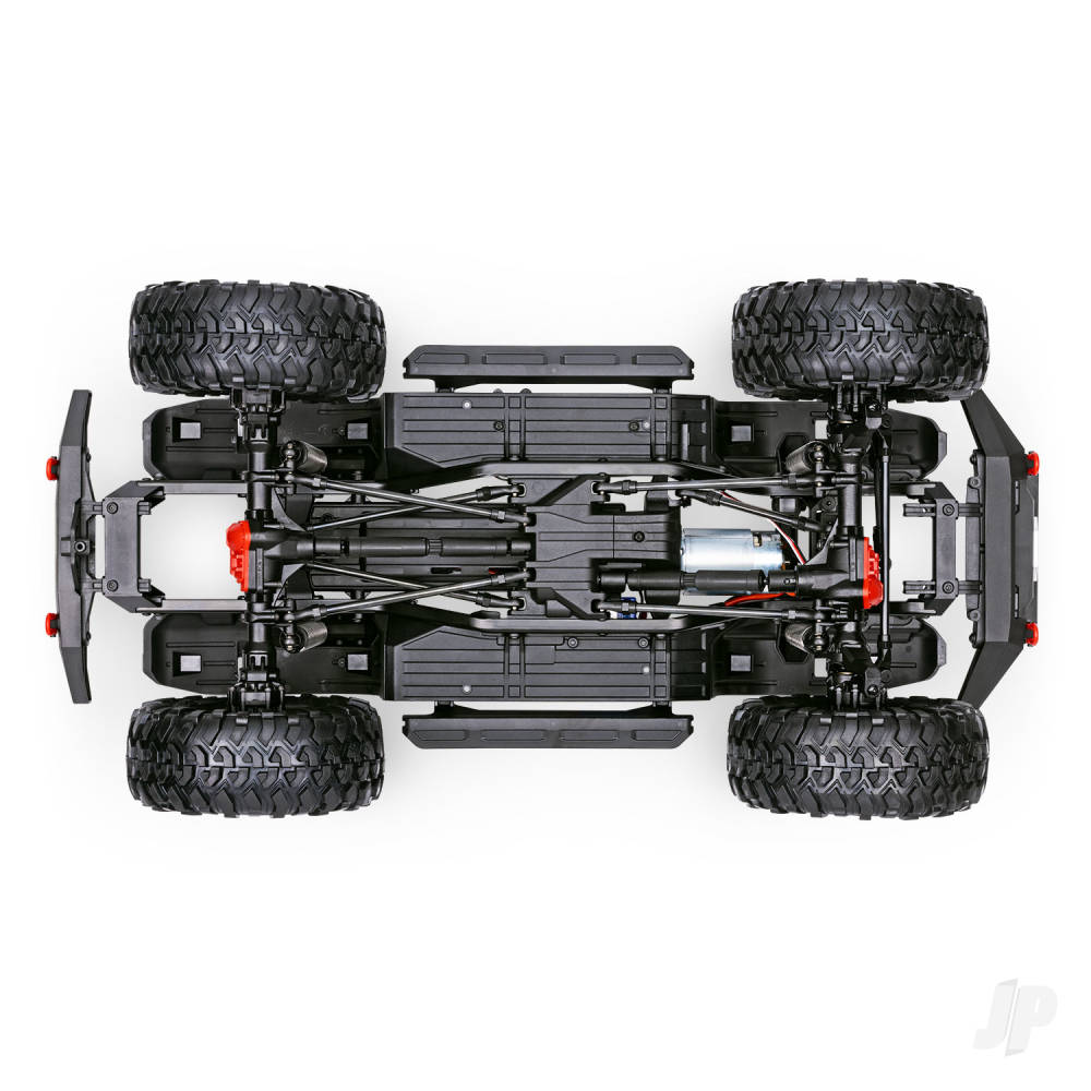 Traxxas TRX-4 Sport High Trail Edition 1:10 4WD Electric Trail Crawler - Metallic Red (+ TQi 4-ch/XL-5 HV/Titan 550)