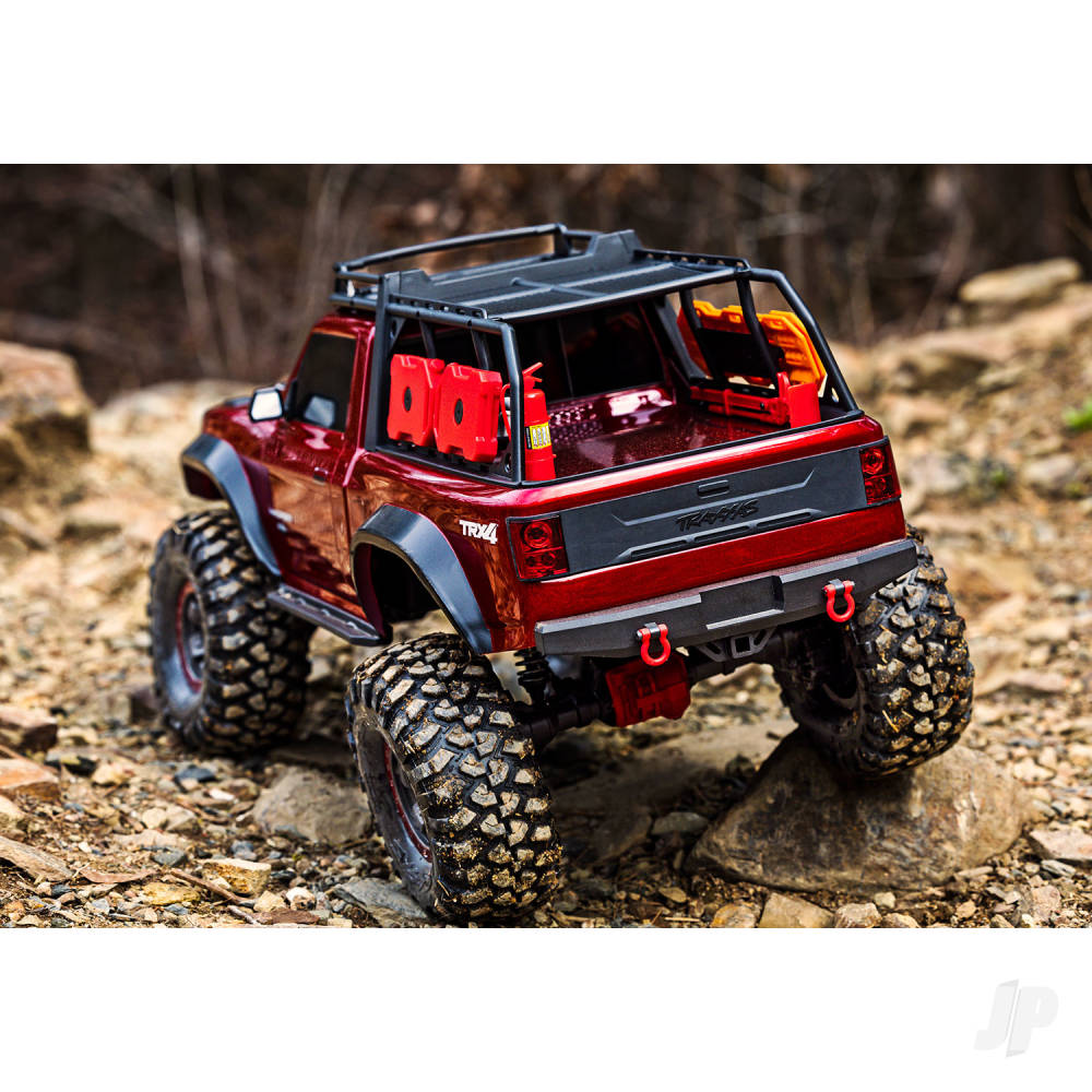 Traxxas TRX-4 Sport High Trail Edition 1:10 4WD Electric Trail Crawler - Metallic Red (+ TQi 4-ch/XL-5 HV/Titan 550)