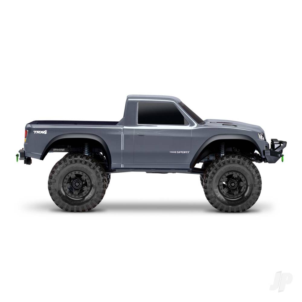 Traxxas TRX-4 Sport 1:10 4X4 Electric All-Terrain Crawler Truck Grey (+ TQ 2-ch XL-5 HV Titan 550 Clipless Body)